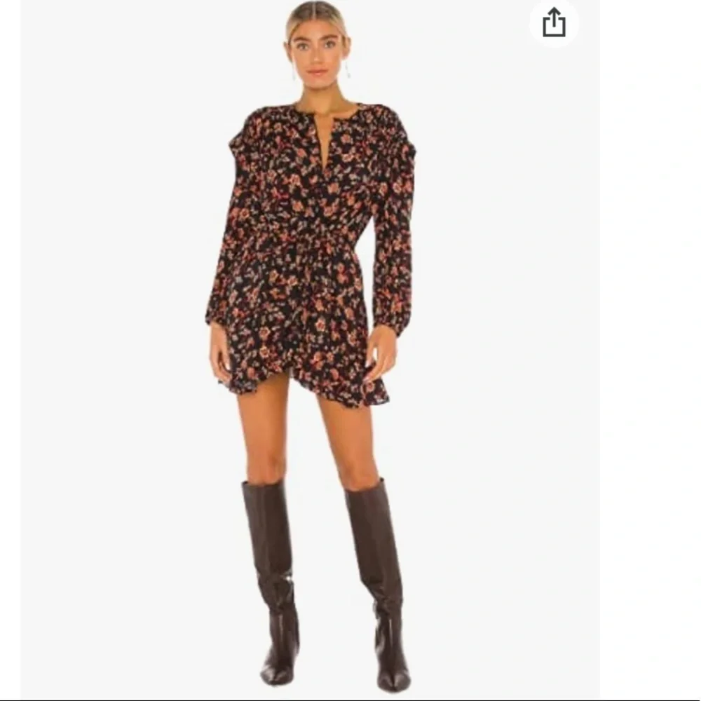 NWT Free People Flower Fields Mini Dress retro western Preppy boho inspired